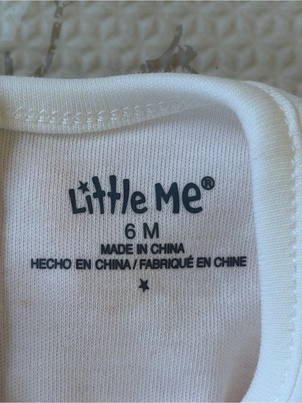 NWT Little Me ballerina matching set with bow - 6 months